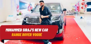 Mohammed Siraj range rover