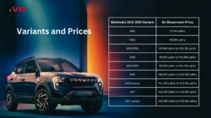 Mahindra XUV 3XO Prices